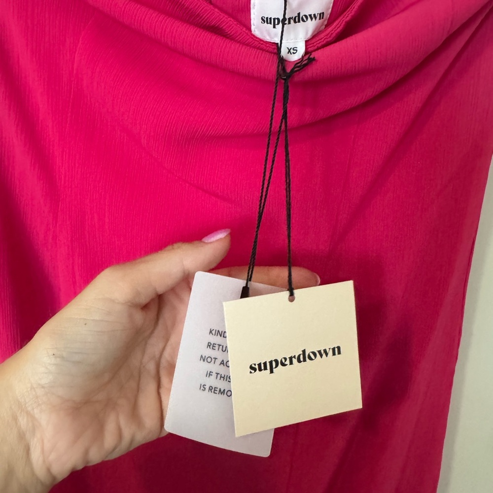 🔥 NWT Superdown Asher Strapless Dress – Revolve Best Seller! 🔥 - Picture 6 of 6